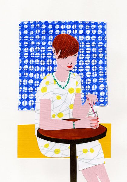 Girl with a Soda by Karolina Grenczyk