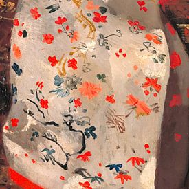 Detail of Girl in a White Kimono, George Hendrik Breitner