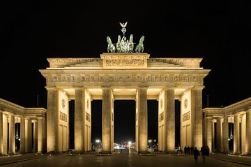 Brandenburger Tor 's nachts van pixelstory