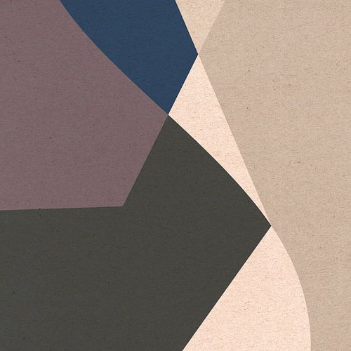 Modern retro. Abstracte en geometrische vormen nr. 1