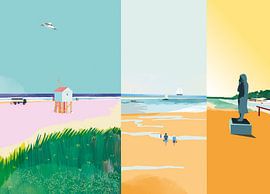 Seascape of Terschelling by Suzanne Allewelt