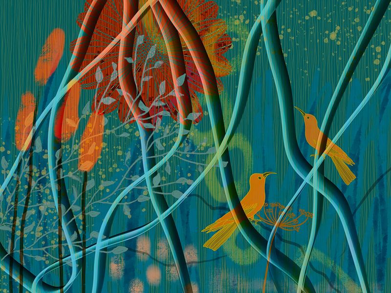 Mystical Garden 7 by Karin Steenge
