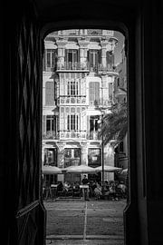 View of a historic façade in Palma de Mallorca by Bas Potman