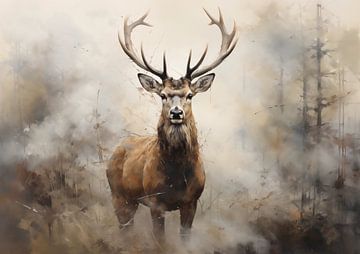 Deer - Series 1.2 by Ralf van de Sand