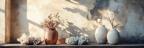 Minimalistisch Stilleven met Koralen