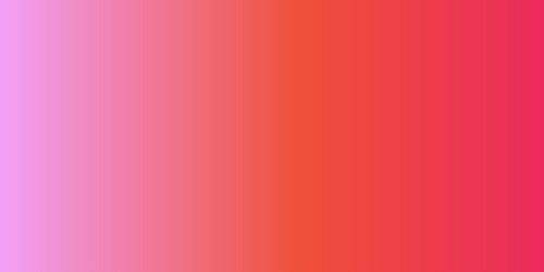 Retro jaren 70 neon kunst. Abstract kleurverloop in paars, oranje, roze