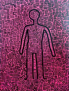 Malerei Neon Pop Art | Maze Dancer