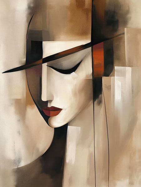 Woman abstract by Bert Nijholt