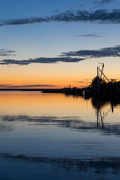 Sonnenuntergang Lauwersmeer von Irene Damminga