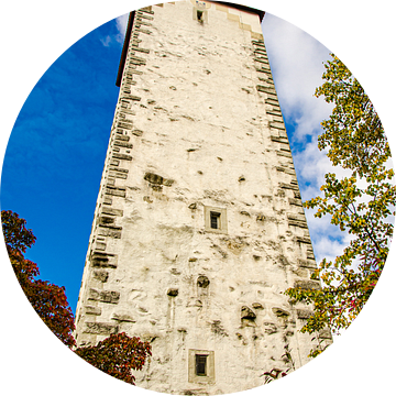 Historisch gebouw Untertor Toren in Ravensburg Opper-Swaben Duitsland van Dieter Walther