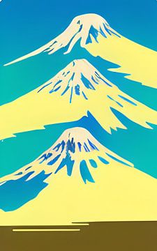 Mount Fuji van Niek Traas