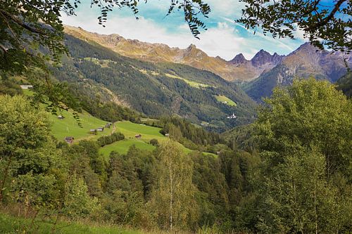 Uitzicht op de Oostenrijkse Alpen
