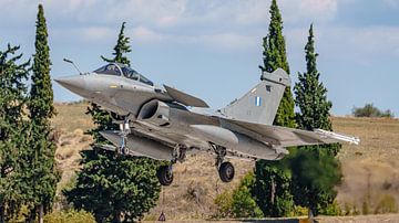 Nieuwste aanwinst Griekse luchtmacht: Dassault Rafale. van Jaap van den Berg