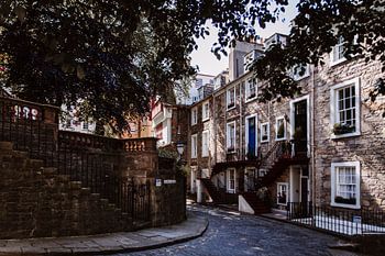 Een pittoresk steegje in Edinburgh 