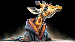 Giraffe Porträt