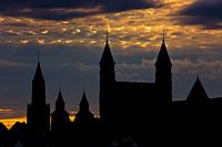 Churches skyline of Maastricht