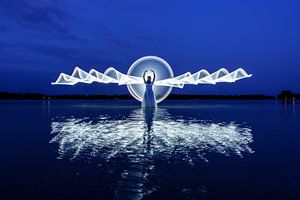 lightpainting - ange sur Marjolein Hermans