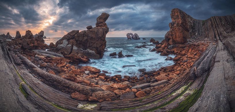 Spain Urros de Liencres Panorama by Jean Claude Castor