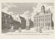 Rathaus in Leeuwarden, Abraham Jacobsz. Hulk, 1785. von Historisch Leeuwarden Miniaturansicht