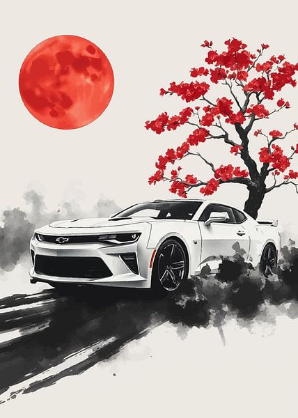 Chevrolet Camaro Sumi-e par MIROKKU