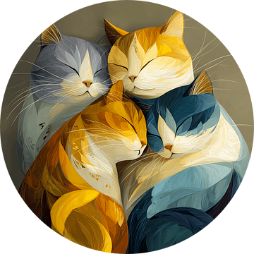 De Vier Katten Musketiers van Karina Brouwer