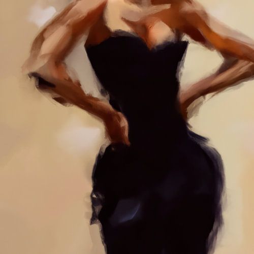 Abstract schilderij "Hips don't lie"