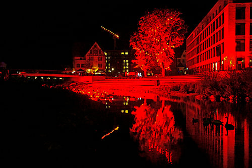 Nacht am Remsufer