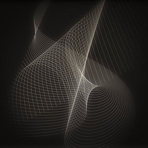 Geometrisches Kunstwerk aus einer Serie von 4 - Nummer 3