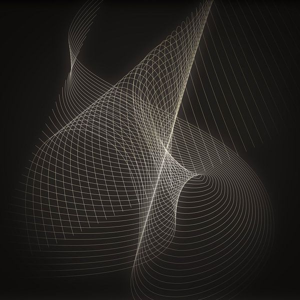 Geometric artwork from series of 4 - number 3 by Emiel de Lange