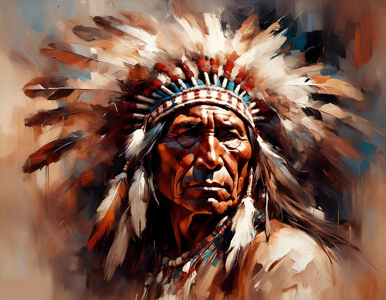 Native American Heritage 37 by Johannas Art Creations