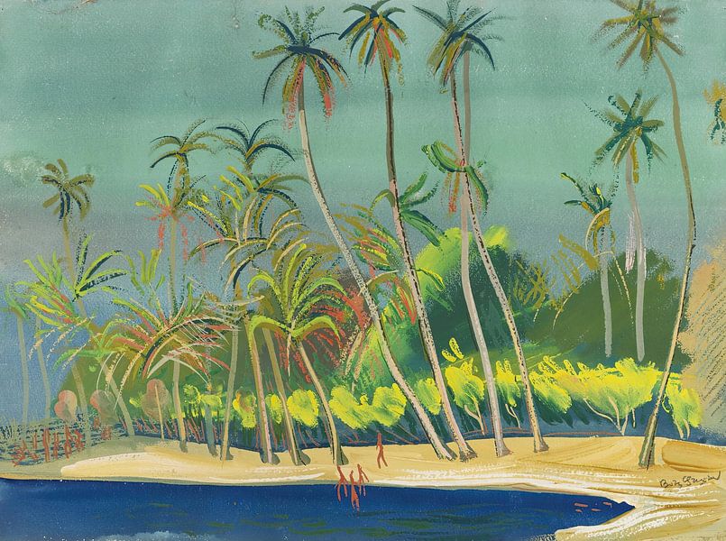 Boris Dmitrievitsj Grigorjev - De Blauwe Baai, Brazilië van Peter Balan