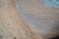 Scène de plage dans l'océan Atlantique