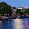 Amstel in Amsterdam met Magere Brug, panorama van Merijn van der Vliet