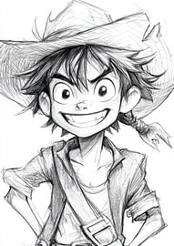Boundless Dreams – Expressive Pencil Sketch