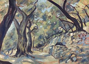 Deep in the olive grove, Paxos