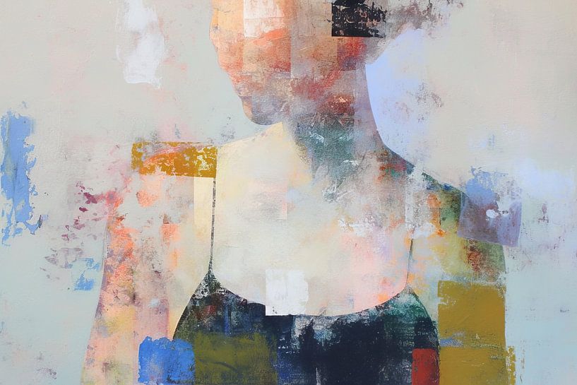 Fragmented Whisper Silhouette by Wonderful Art