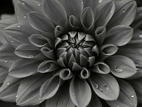 De superbes photos macro en noir et blanc