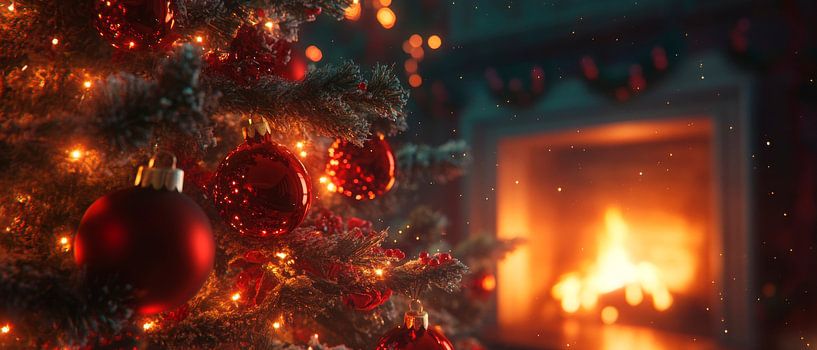 Kerst glamour van Poster Art Shop