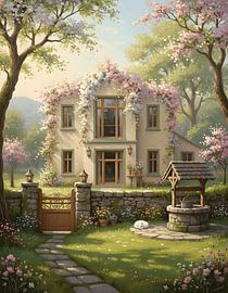 Blossoms Bloom Beneath the Window by Regan Frederick