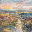Landschaft | Felder | Impressionismus von ARTEO Gemälde Miniaturansicht
