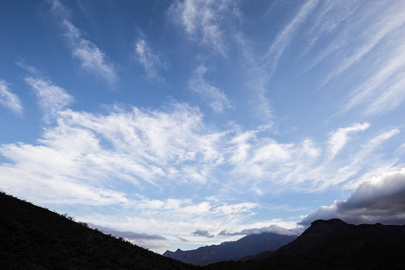Blaue Silhouette von Merijn Geurts