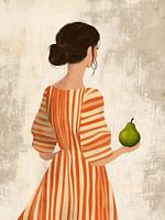 Woman in orange