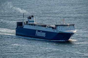 Finland ferry on the way to the terminal by Thomas Riess