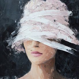 Woman in pink by Lauren Wilde