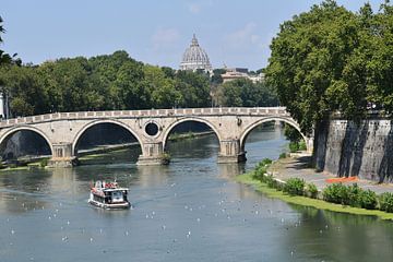 De Tiber in Rome van Bianca en Patrick Penning