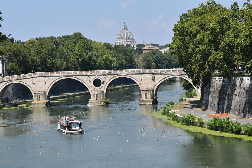 Der Tiber in Rom von Bianca en Patrick Penning