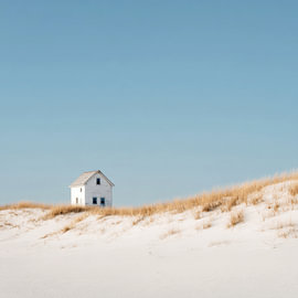 Maison de plage d'été sur Vlindertuin-Art