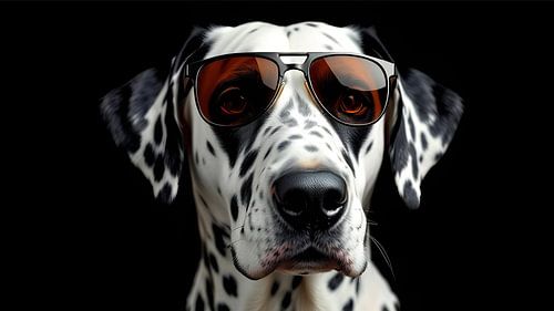Portrait avec des lunettes de soleil