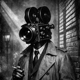 Surreal Detective with Camera by Digital Picture Art