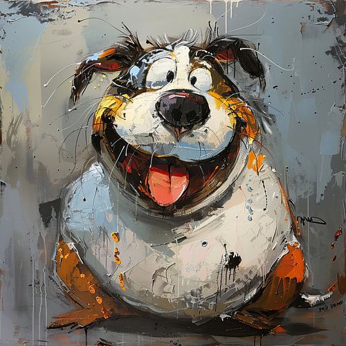 Hund Merry Canvas | Woof Whiz